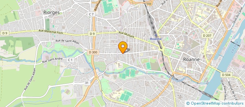 localisation de l'entreprise MONSIEUR MBAREK SOUSSANE à ROANNE