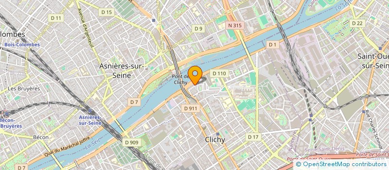 localisation de l'entreprise MONSIEUR MBARGA BIHINA à CLICHY