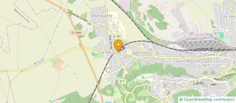 localisation de l'entreprise MONSIEUR MBARK NEDJAOUI à LAON