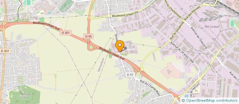 localisation de l'entreprise MONSIEUR MBAYE DIENG à CORBAS