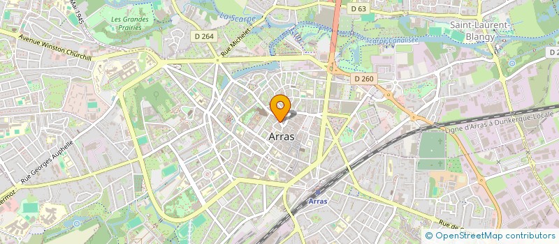 localisation de l'entreprise MONSIEUR MBAYE GUEYE à ARRAS