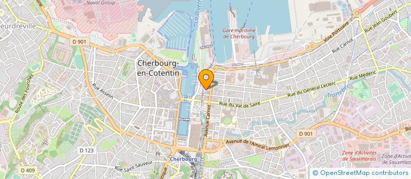 localisation de l'entreprise MONSIEUR MBAYE LO  CHERBOURG-EN-COTENTIN