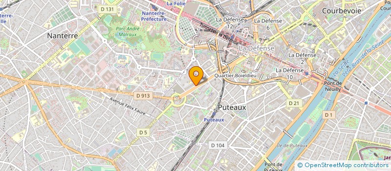 localisation de l'entreprise MONSIEUR MBAYE NDIAYE à PUTEAUX