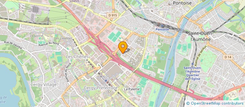 localisation de l'entreprise MONSIEUR MBAYE NGOM à PONTOISE