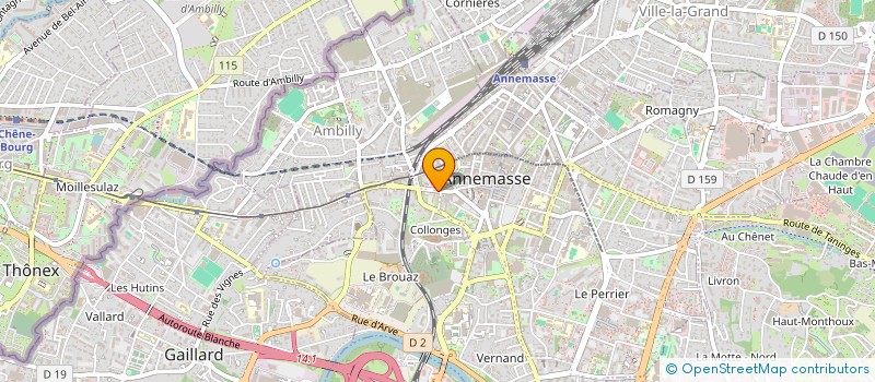 localisation de l'entreprise MONSIEUR MBAYE SECK  ANNEMASSE