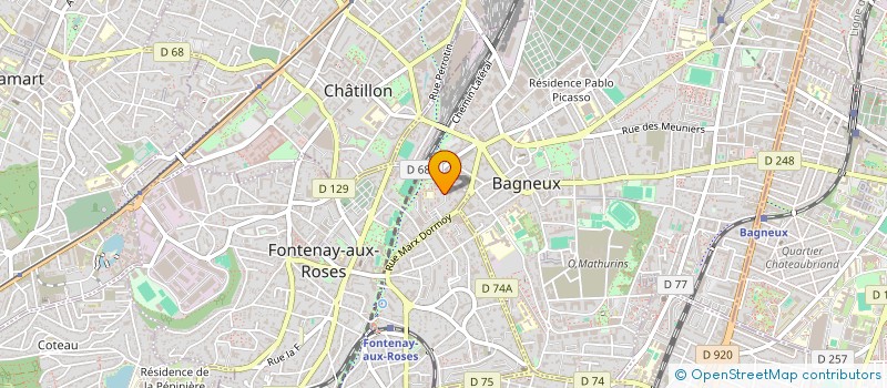 localisation de l'entreprise MONSIEUR MBEMBA DOUMBIA à FONTENAY-AUX-ROSES