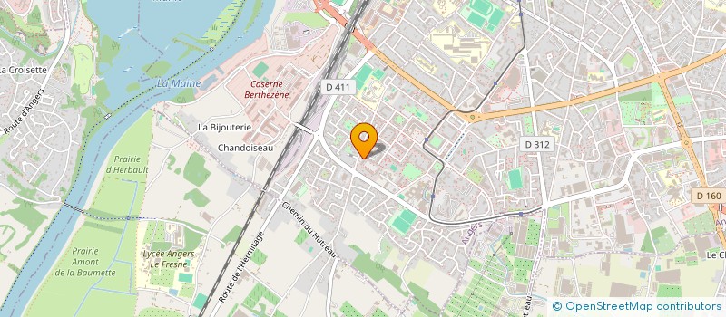 localisation de l'entreprise MONSIEUR MBEMBA GABY à ANGERS