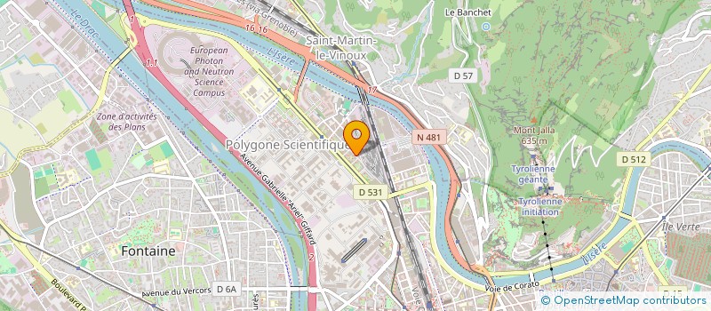 localisation de l'entreprise MONSIEUR MBEMBA-GUIRASSY FOFANA  GRENOBLE