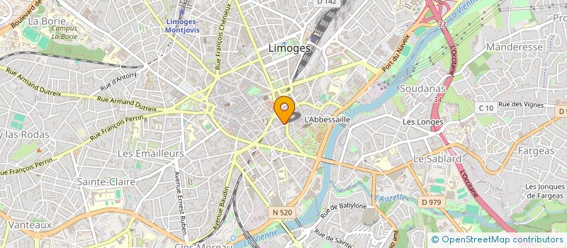localisation de l'entreprise MONSIEUR MBEMBA MINTHE à LIMOGES