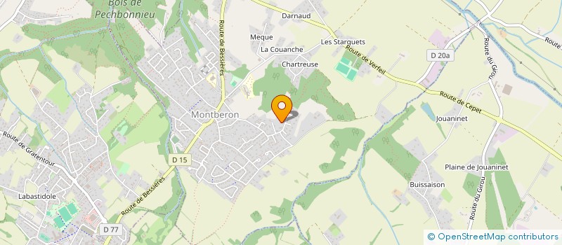 localisation de l'entreprise MONSIEUR MBIAVANGA MAKUKU  MONTBERON