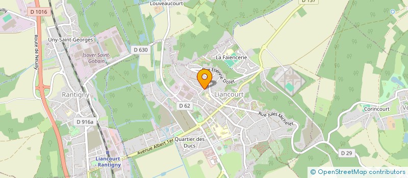 localisation de l'entreprise MONSIEUR MBOLATIANA PANOEL ANDRIANTSOA RATSIMIHAH  LIANCOURT