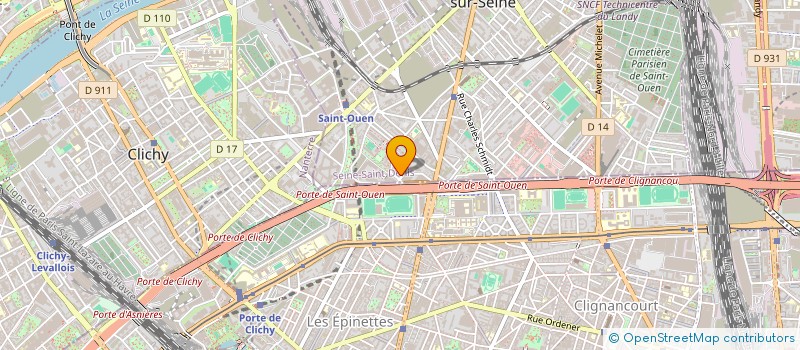 localisation de l'entreprise MONSIEUR MBONYO NYEMBO à SAINT-OUEN-SUR-SEINE