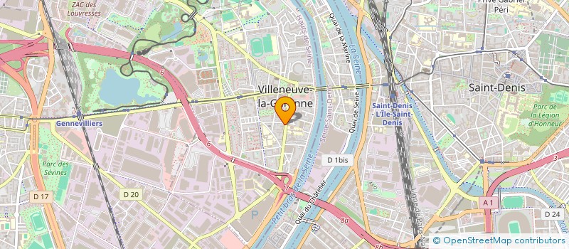 localisation de l'entreprise MONSIEUR MBOUMBA IBOUANGA  VILLENEUVE-LA-GARENNE