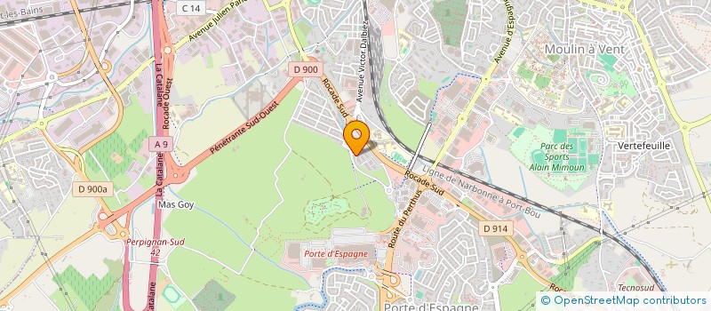 localisation de l'entreprise MONSIEUR MD ABUL BASAR ADNAN  PERPIGNAN