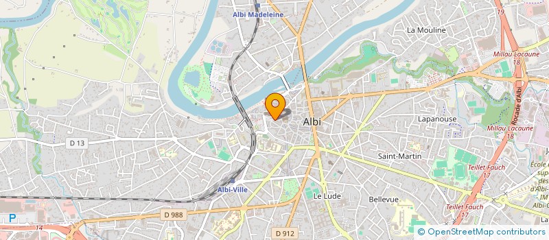 localisation de l'entreprise MONSIEUR MD AHMED  ALBI