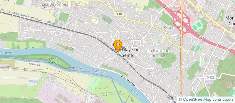 localisation de l'entreprise MONSIEUR MD AKTER MIAH  HERBLAY-SUR-SEINE