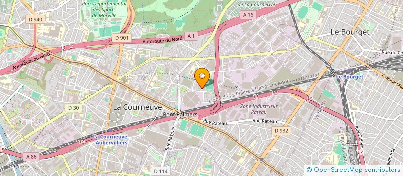 localisation de l'entreprise MONSIEUR MD AL AMIN HOSSAIN à LA COURNEUVE