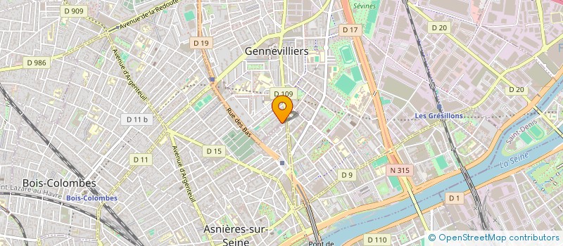 localisation de l'entreprise MONSIEUR MD AL-AMIN KHAN à GENNEVILLIERS
