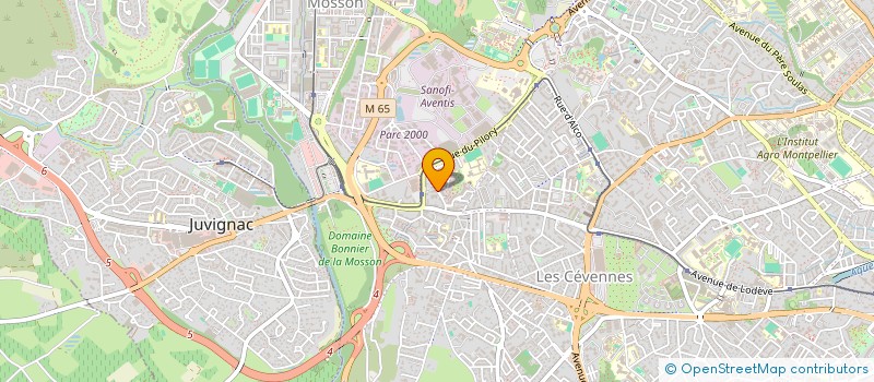 localisation de l'entreprise MONSIEUR MD ALAM à MONTPELLIER