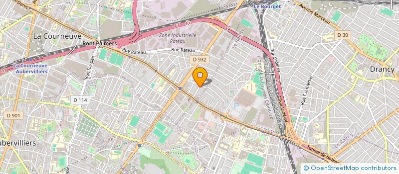 localisation de l'entreprise MONSIEUR MD ALI à LA COURNEUVE