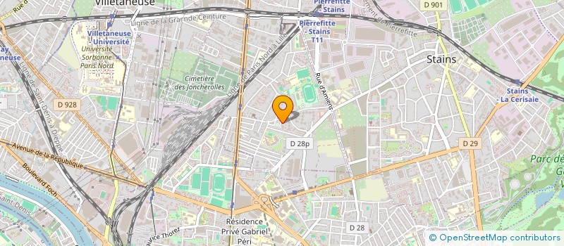 localisation de l'entreprise MONSIEUR MD ALI  PIERREFITTE-SUR-SEINE