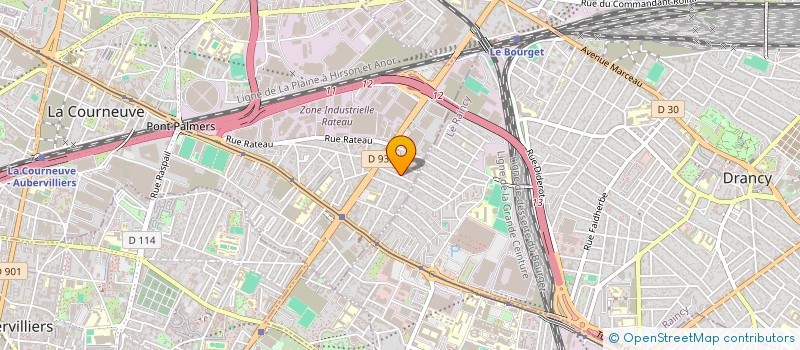 localisation de l'entreprise MONSIEUR MD ALOM  LA COURNEUVE