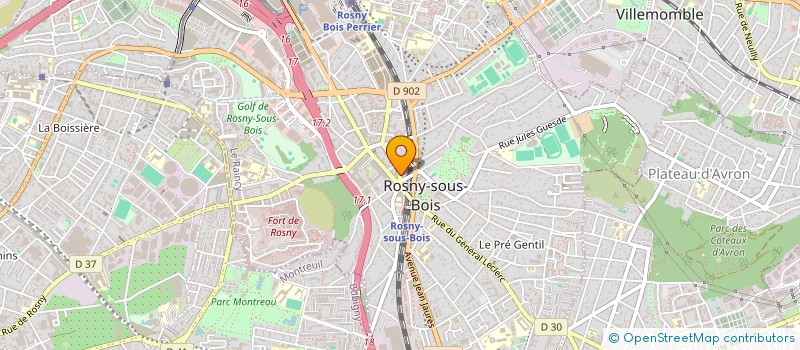localisation de l'entreprise MONSIEUR MD ASLAM à ROSNY-SOUS-BOIS
