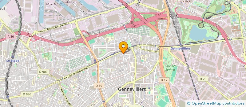 localisation de l'entreprise MONSIEUR MD CHOWDHURY à GENNEVILLIERS