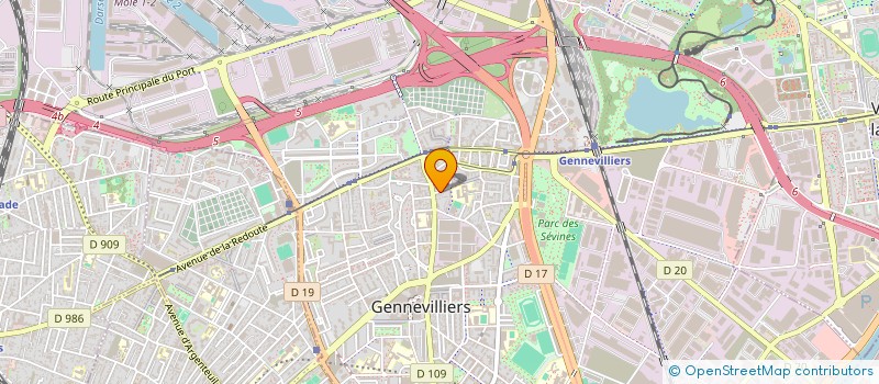 localisation de l'entreprise MONSIEUR MD CHOWDHURY RUMON MAHBUBUR RAHMAN  GENNEVILLIERS