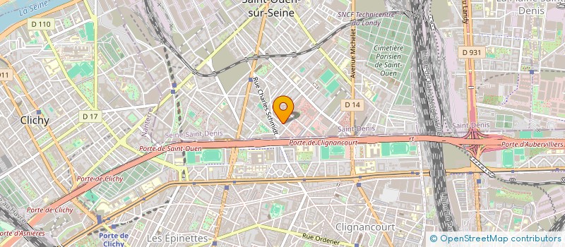 localisation de l'entreprise MONSIEUR MD DHALI à SAINT-OUEN-SUR-SEINE