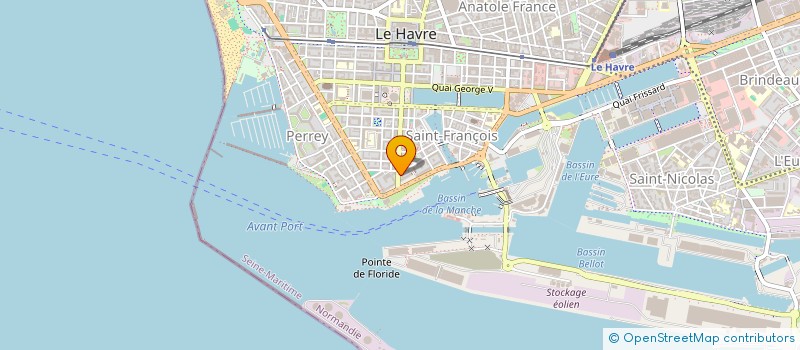 localisation de l'entreprise MONSIEUR MD HOSSAIN  LE HAVRE