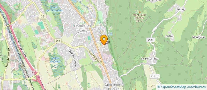 localisation de l'entreprise MONSIEUR MD HUSSAIN  CHALLES-LES-EAUX