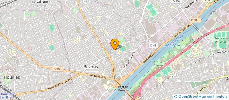 localisation de l'entreprise MONSIEUR MD ISLAM  BEZONS