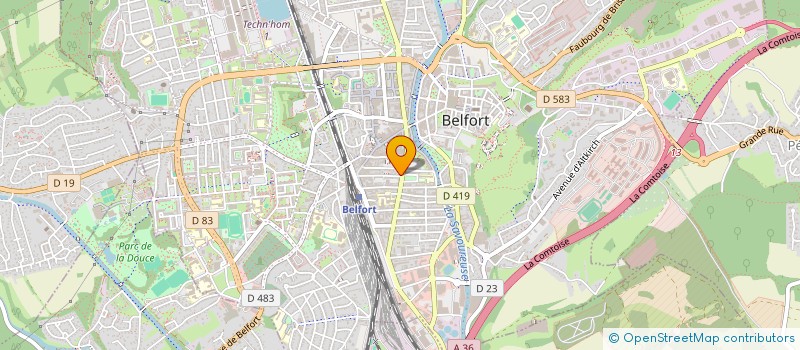 localisation de l'entreprise MONSIEUR MD JALAL AHMED à BELFORT