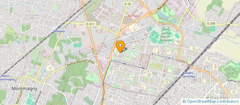 localisation de l'entreprise MONSIEUR MD KHAN  SARCELLES