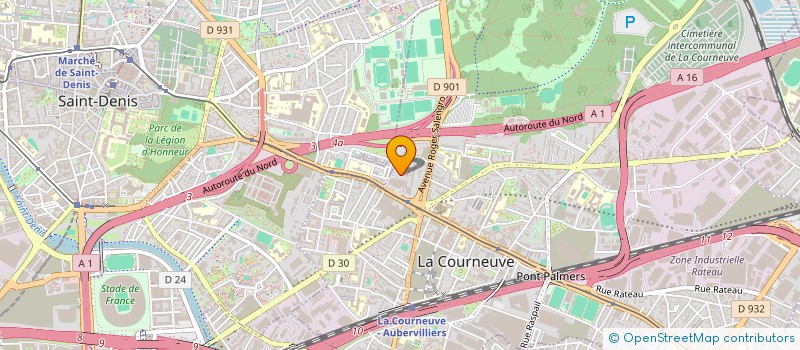 localisation de l'entreprise MONSIEUR MD MEHEDI HASAN à LA COURNEUVE