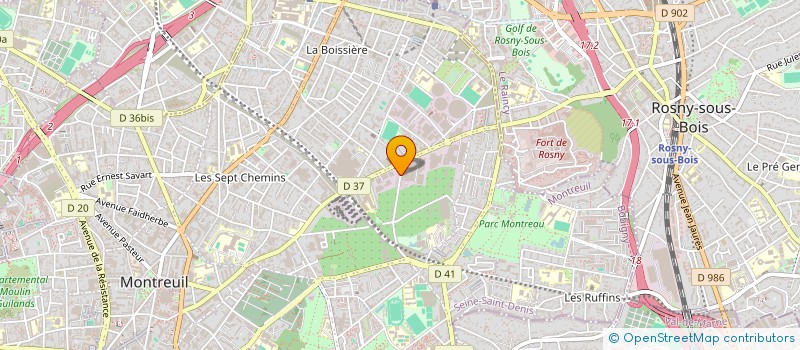 localisation de l'entreprise MONSIEUR MD MIAH à MONTREUIL