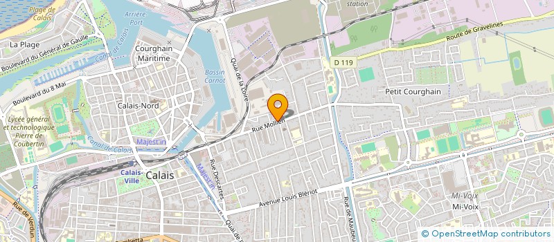 localisation de l'entreprise MONSIEUR MD MIAH  CALAIS