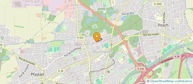 localisation de l'entreprise MONSIEUR MD MIAH  KINGERSHEIM