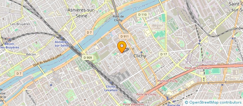 localisation de l'entreprise MONSIEUR MD MINUR RAHMAN SARKER à CLICHY