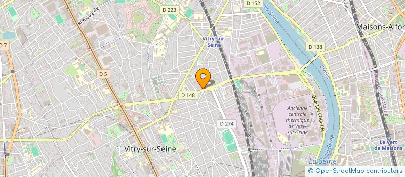 localisation de l'entreprise MONSIEUR MD MOFAZZEL HOSSIN  VITRY-SUR-SEINE