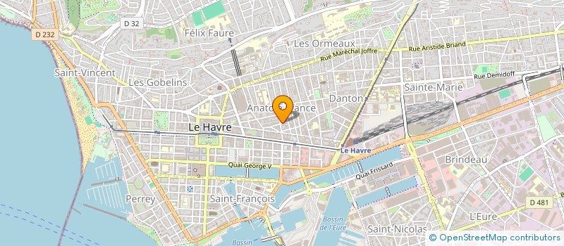 localisation de l'entreprise MONSIEUR MD MONIR HOSSAIN  LE HAVRE