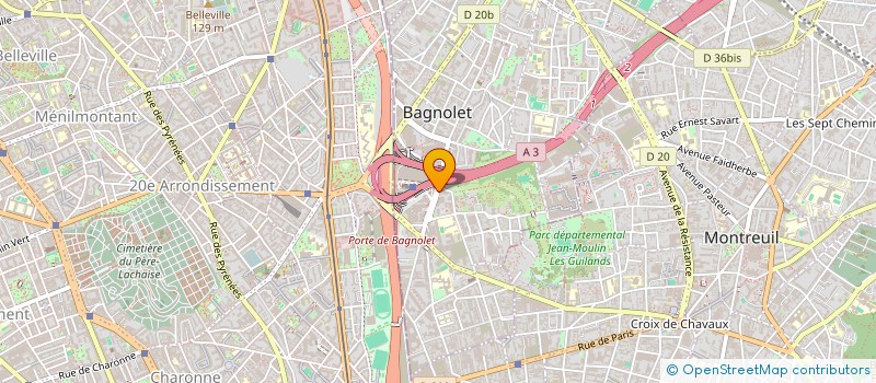 localisation de l'entreprise MONSIEUR MD MUSFIK HOSSAIN à BAGNOLET