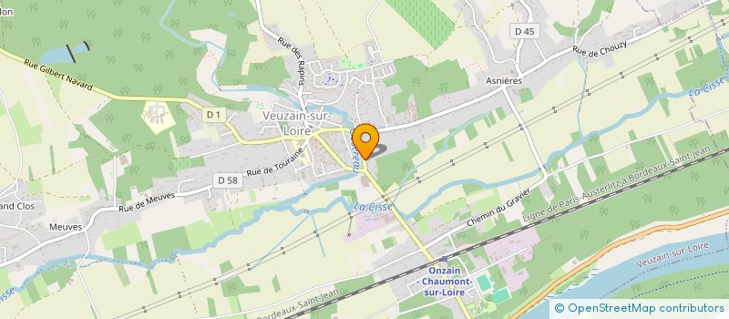 localisation de l'entreprise MONSIEUR MD PAIK  VEUZAIN-SUR-LOIRE