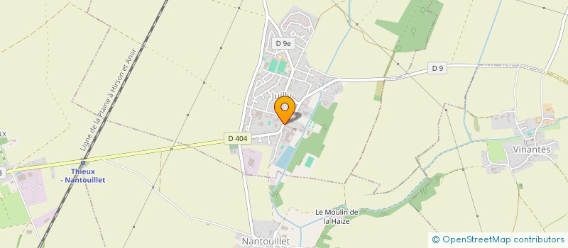 localisation de l'entreprise MONSIEUR MD PARVES à JUILLY