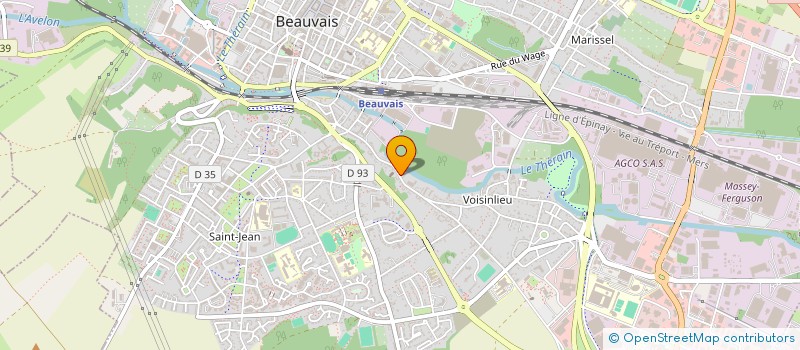 localisation de l'entreprise MONSIEUR MD RAHMAN  BEAUVAIS