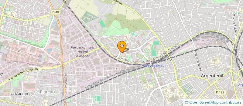 localisation de l'entreprise MONSIEUR MD REYZ à ARGENTEUIL