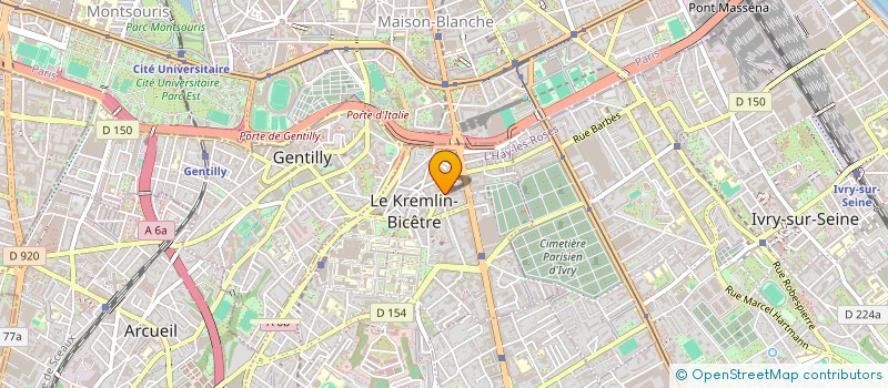 localisation de l'entreprise MONSIEUR MD RUBAYET MULLA  LE KREMLIN-BICETRE