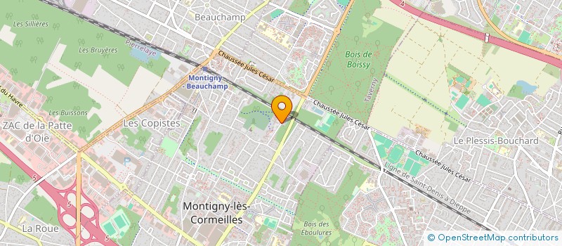 localisation de l'entreprise MONSIEUR MD SANI  MONTIGNY-LES-CORMEILLES