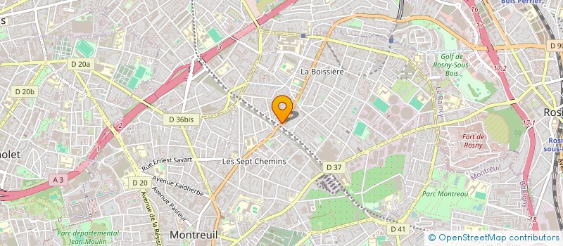 localisation de l'entreprise MONSIEUR MD SAZZADUR RAHMAN à MONTREUIL